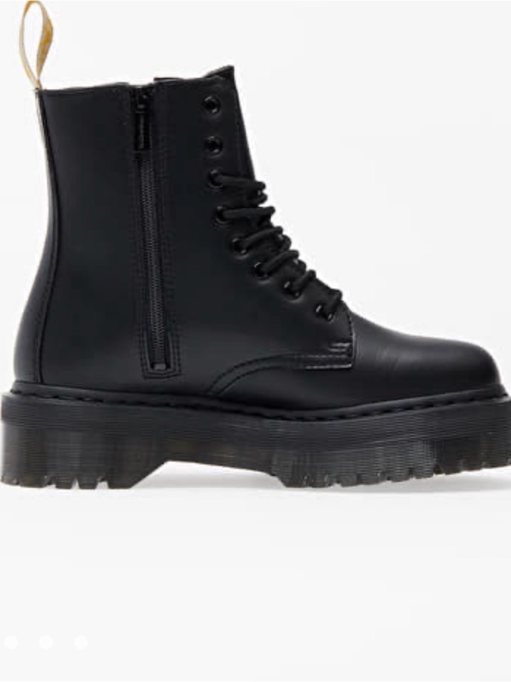 Dr. Doc Marten Vegan Jadon II Boot Mono Platforms US 8M /9L (Unisex) - Picture 3 of 10
